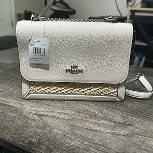 Coach Klare Straw Crossbody NWT
